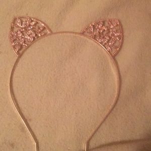 Gold bear ears headband